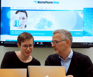 Das MetrioPharm Blog-Team bei der Arbeit